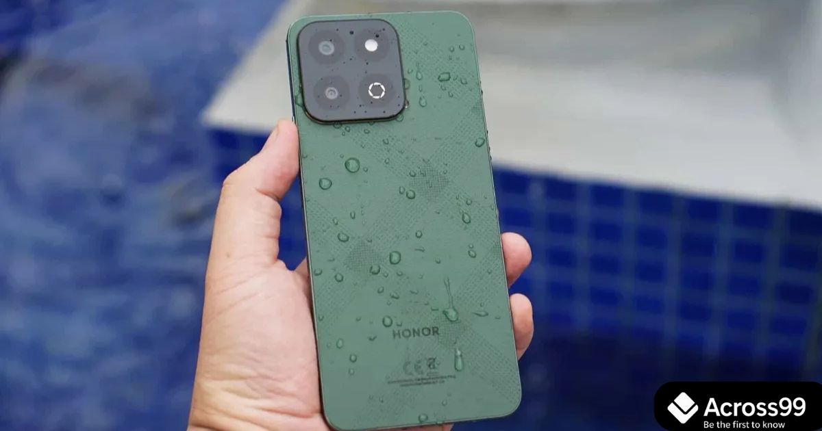 Honor X7c 5G rear camera and sleek design