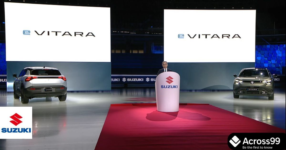 Maruti Suzuki e-Vitara EV interior dashboard and touchscreen