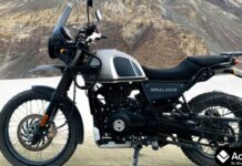 Royal Enfield Himalayan 750: टेस्टिंग में आई झलक, EICMA 2025 में होगा लॉन्च Royal Enfield Himalayan 750 side view during testing