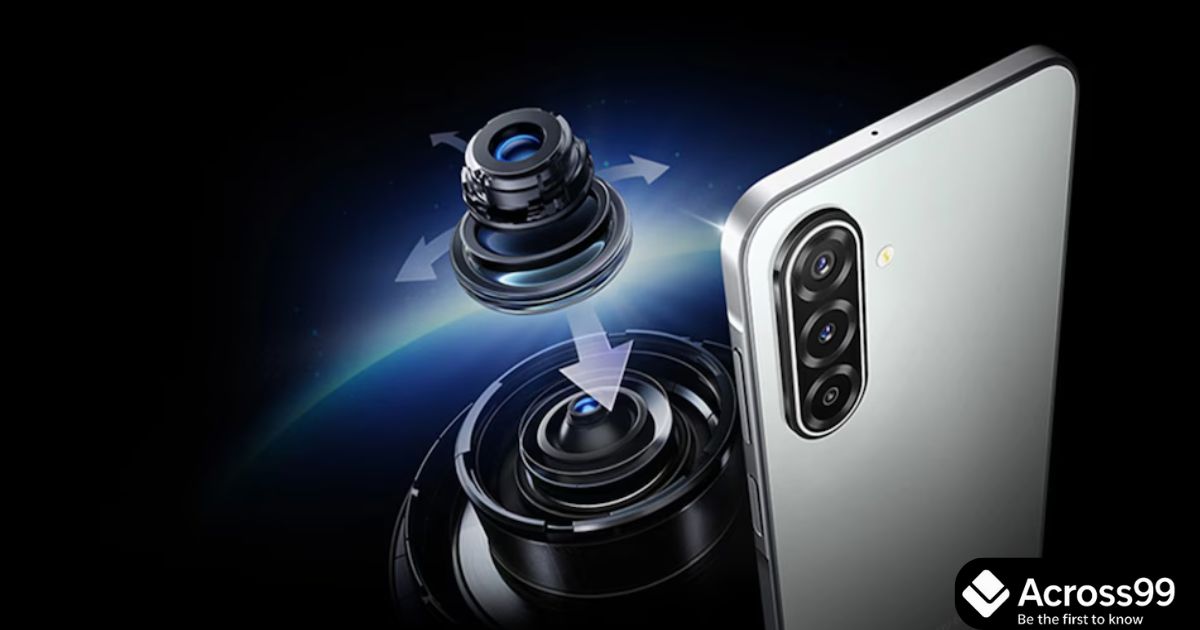 Samsung Galaxy M17 5G side profile showing slim design