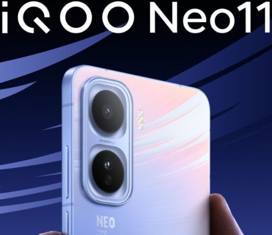 iQOO Neo 11 लॉन्च: दमदार फीचर्स, 2K डिस्प्ले और 7500mAh बैटरी के साथ आ रहा नया फ्लैगशिप फोन iQOO Neo 11 smartphone front and back view