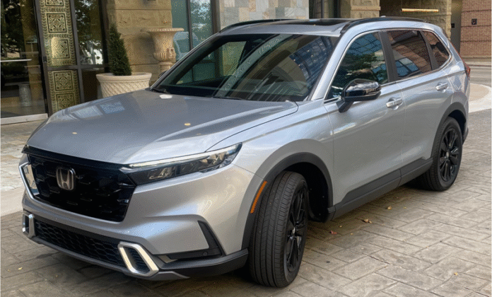 2025-Honda-CR-V-Hybrid Honda CR-V 2025 front view exterior design