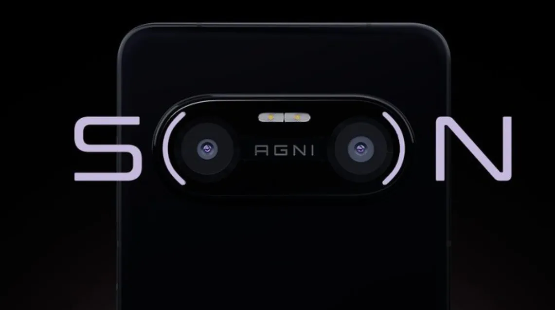 Lava Agni 4 Dual Camera Setup with Metal Frame